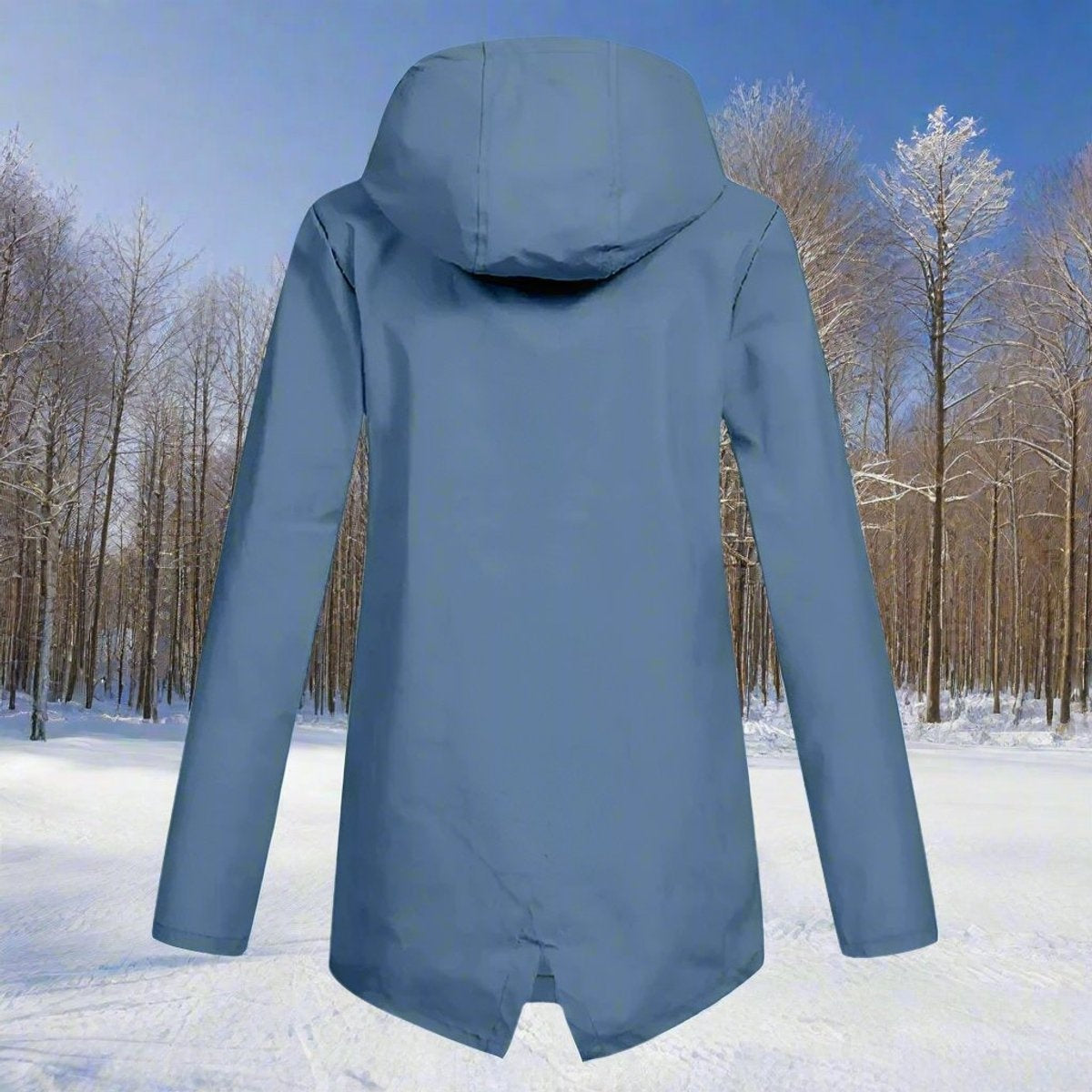 Naia | Parka Impermeable Mujer con Capucha Chaqueta Impermeable