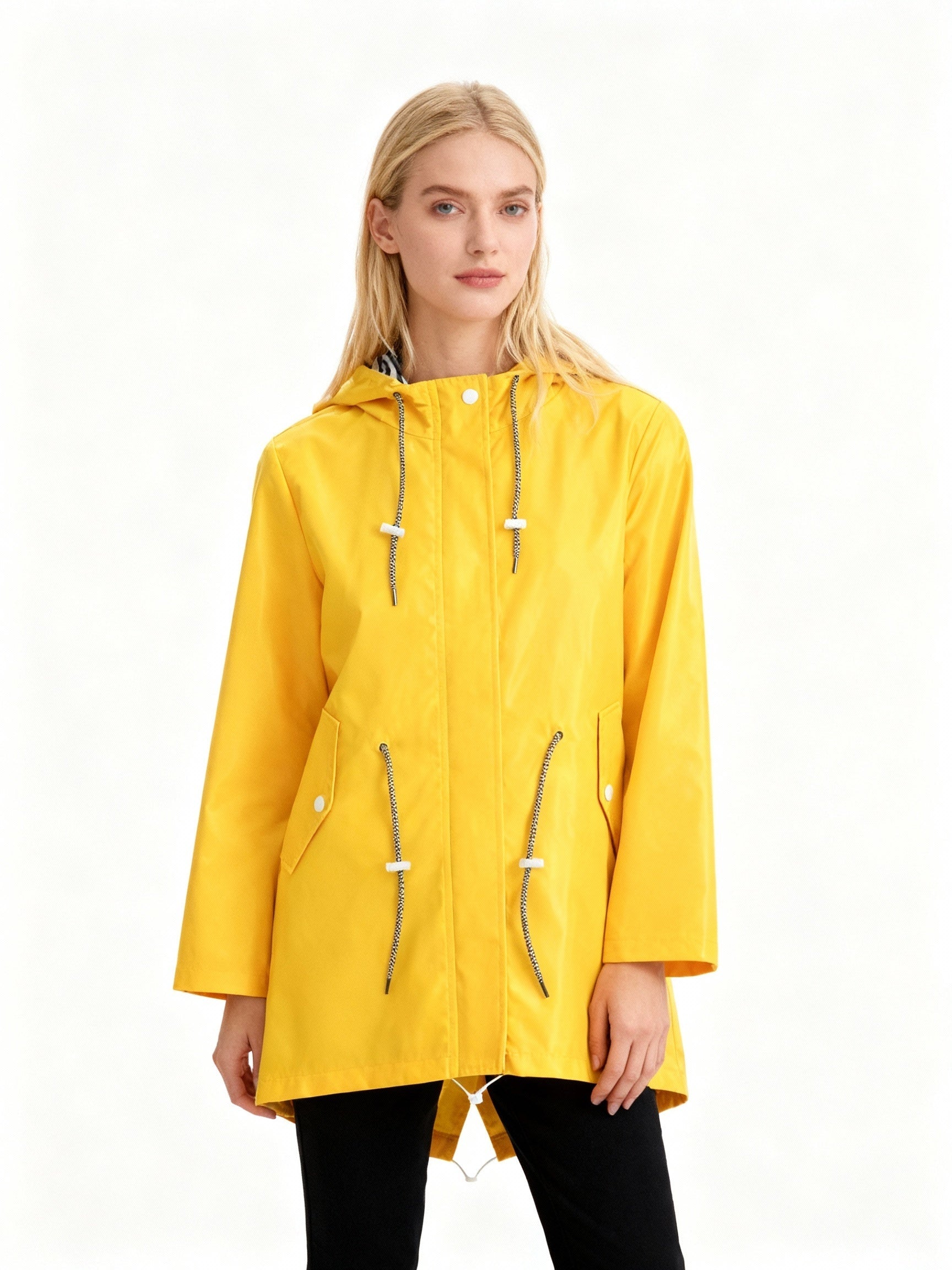 Nerea | Chubasquero Impermeable Mujer con Capucha Ajustable