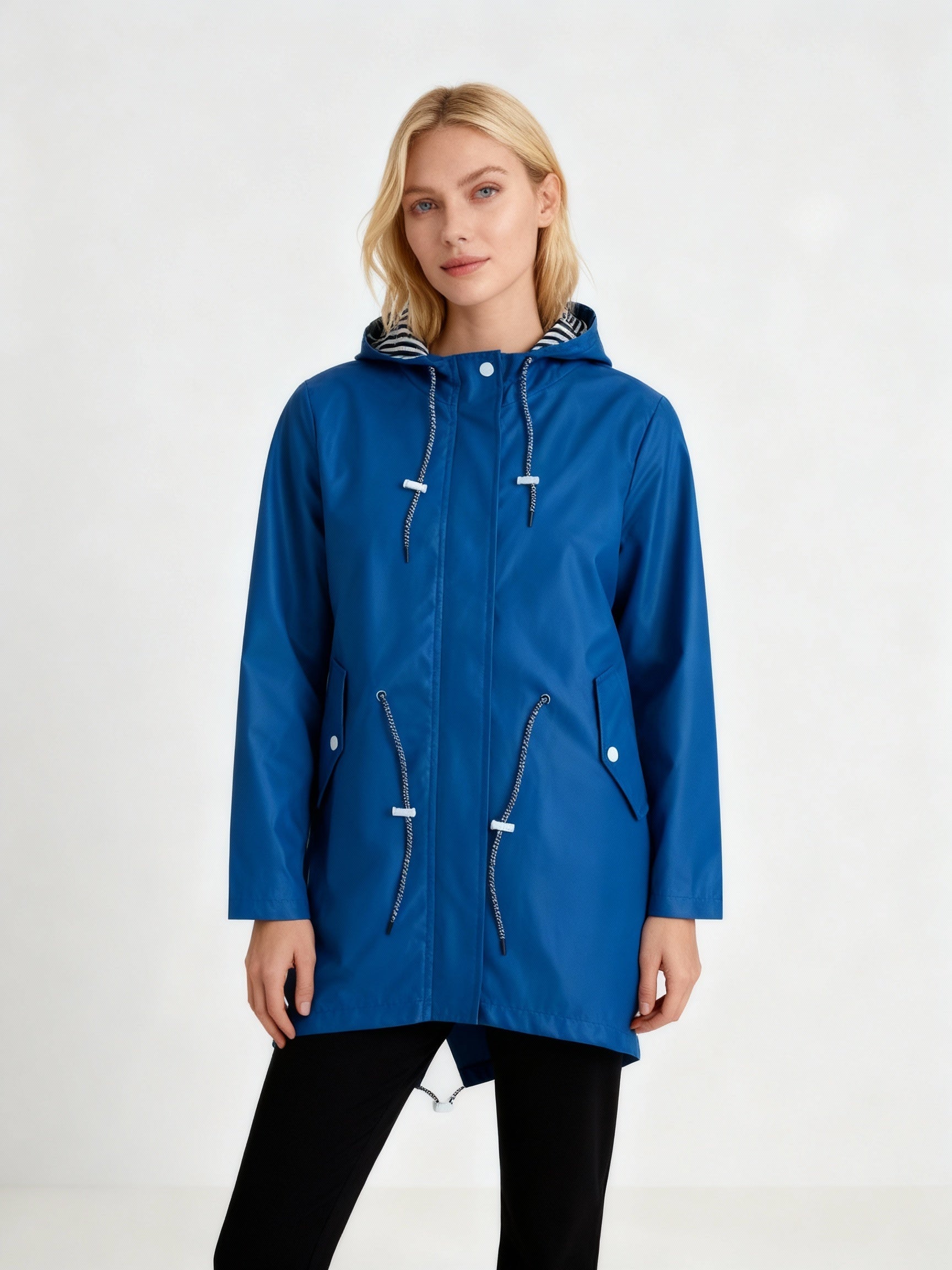 Nerea | Chubasquero Impermeable Mujer con Capucha Ajustable