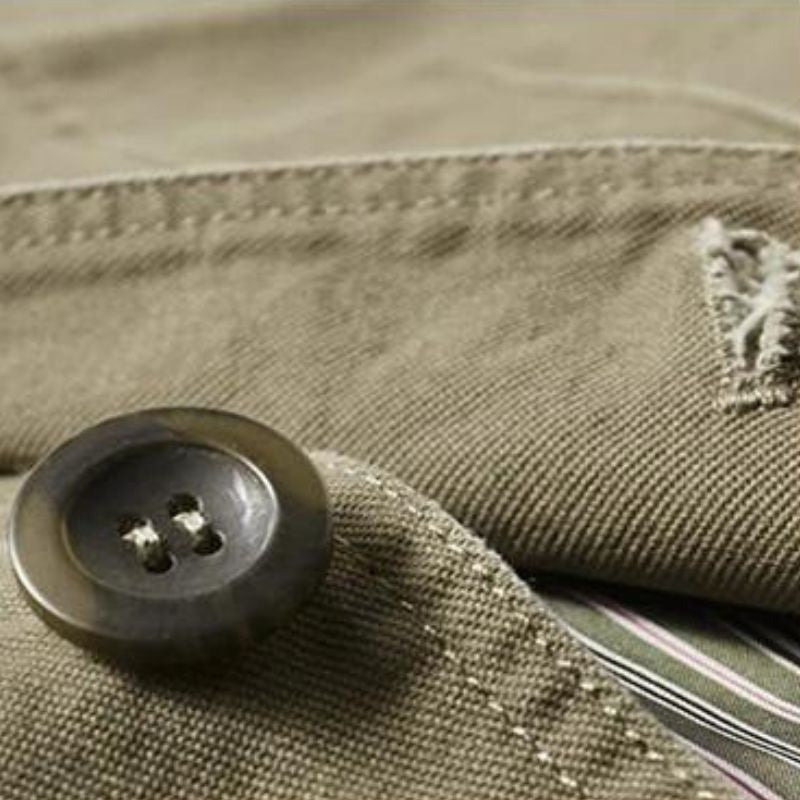 Nicolás | Blazer Hombre de Algodón Cuello Solapa Tres Botones