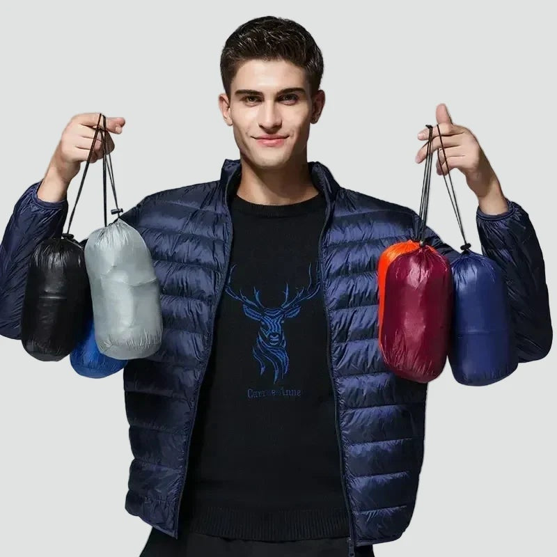 Nicolás | Chaqueta de Plumas Ligera Hombre Ultraligera Compacta
