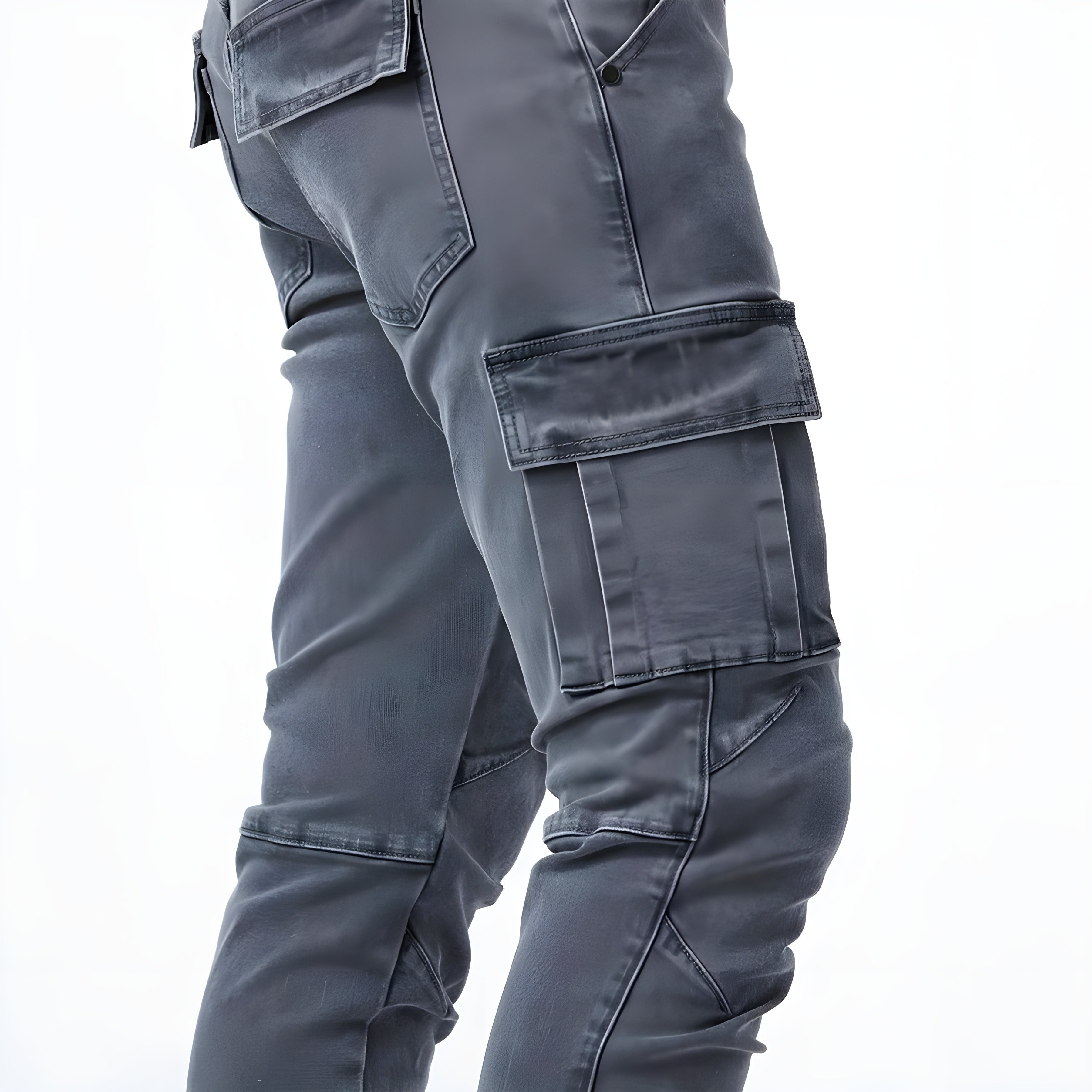 Nicolás | Pantalón Cargo Slim Fit Hombre Múltiples Bolsillos