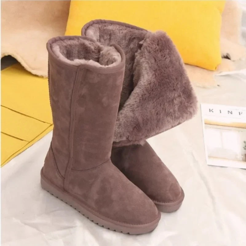 Noelia | Botas Australianas Planas Mujer Forro Interior Caña Alta