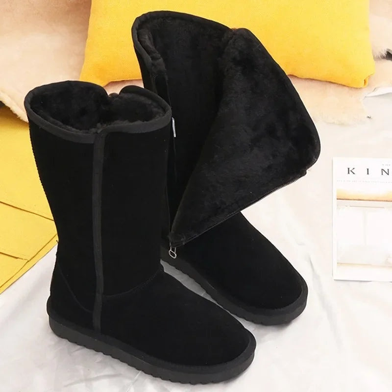 Noelia | Botas Australianas Planas Mujer Forro Interior Caña Alta