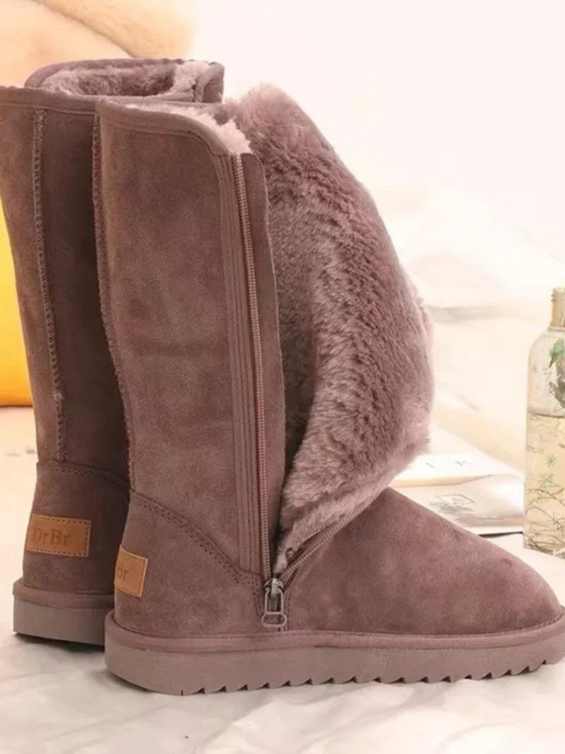 Noelia | Botas Australianas Planas Mujer Forro Interior Caña Alta