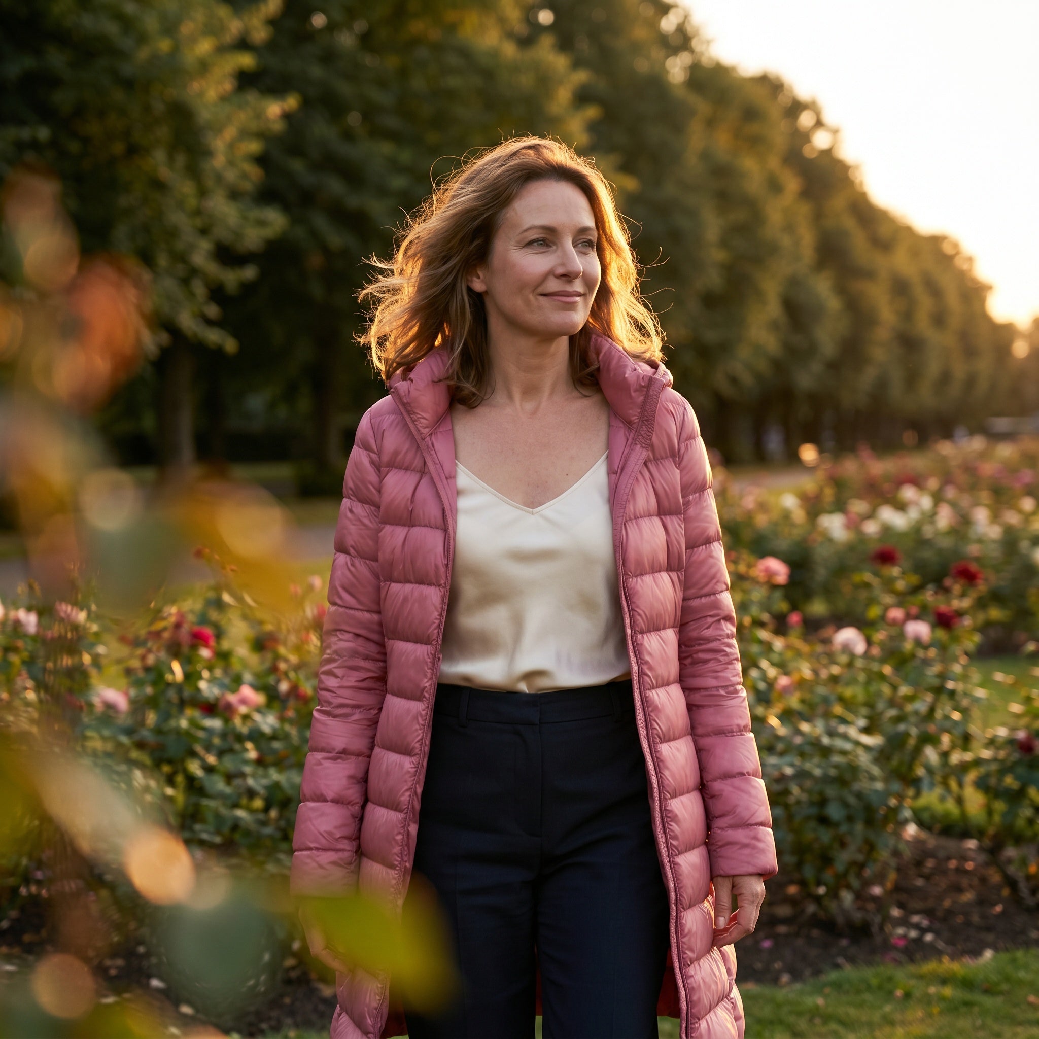 Noelia | Chaqueta de Plumas Larga Mujer con Capucha Acolchada