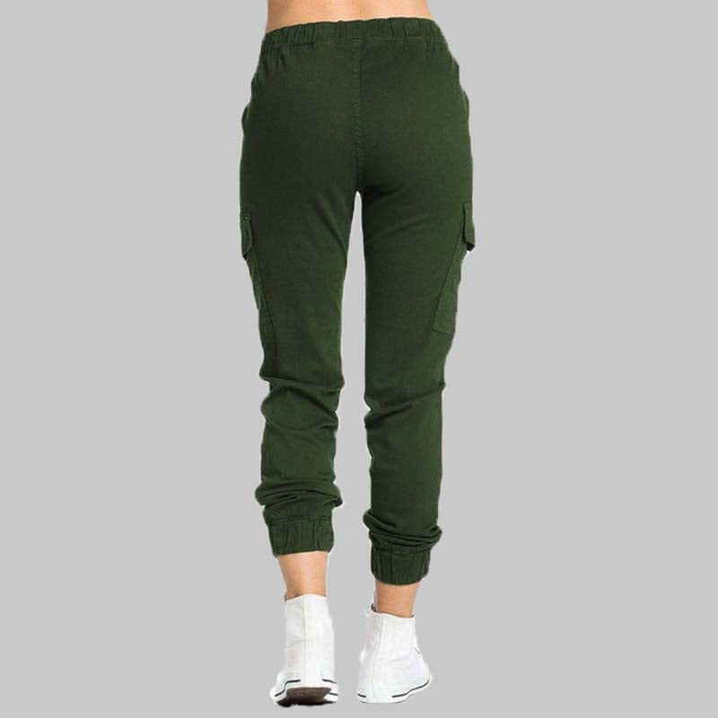 Nuria | Pantalones Cargo Mujer Jogger Cintura Elástica