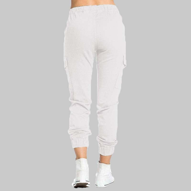 Nuria | Pantalones Cargo Mujer Jogger Cintura Elástica