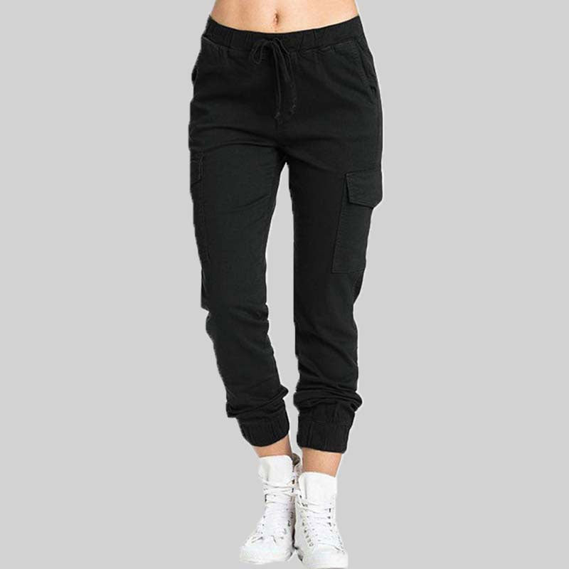 Nuria | Pantalones Cargo Mujer Jogger Cintura Elástica