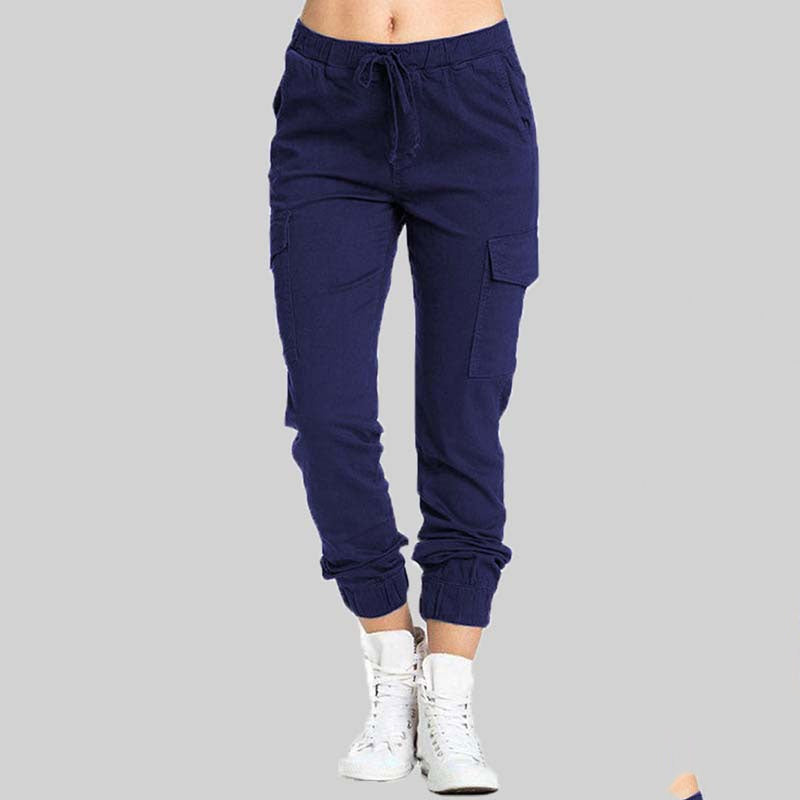 Nuria | Pantalones Cargo Mujer Jogger Cintura Elástica