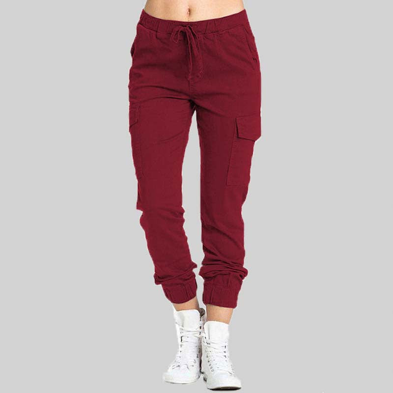 Nuria | Pantalones Cargo Mujer Jogger Cintura Elástica