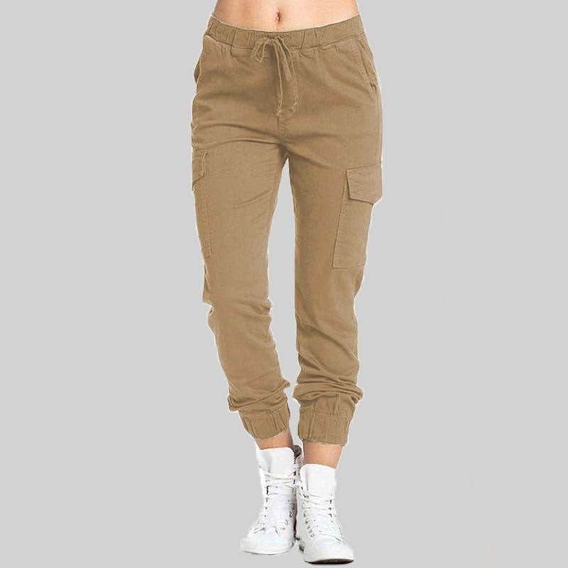Nuria | Pantalones Cargo Mujer Jogger Cintura Elástica