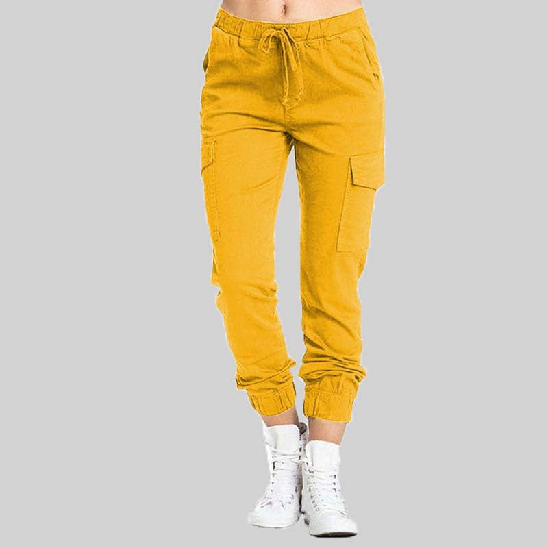 Nuria | Pantalones Cargo Mujer Jogger Cintura Elástica