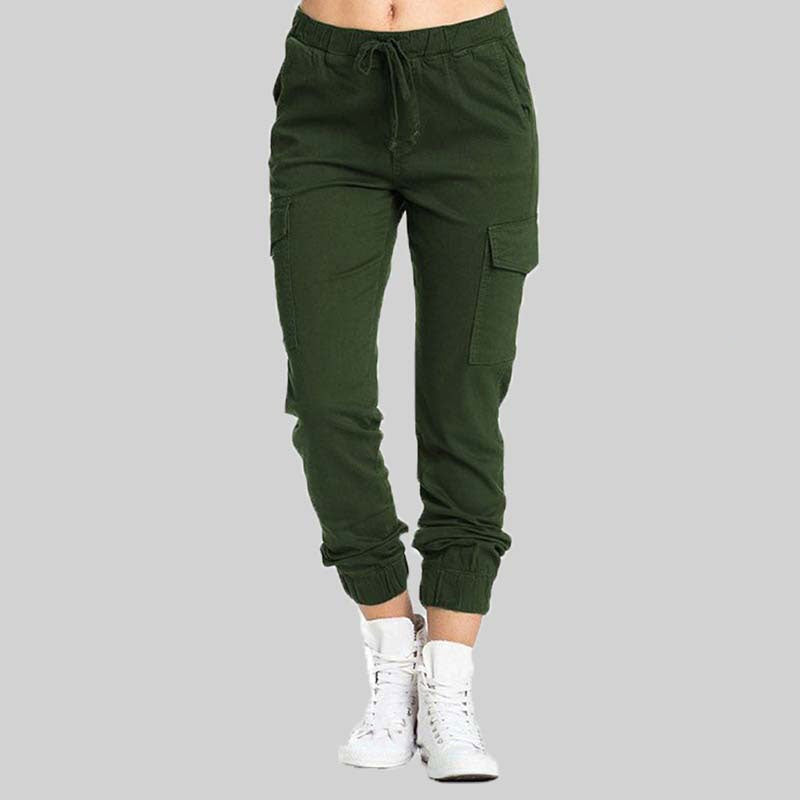 Nuria | Pantalones Cargo Mujer Jogger Cintura Elástica