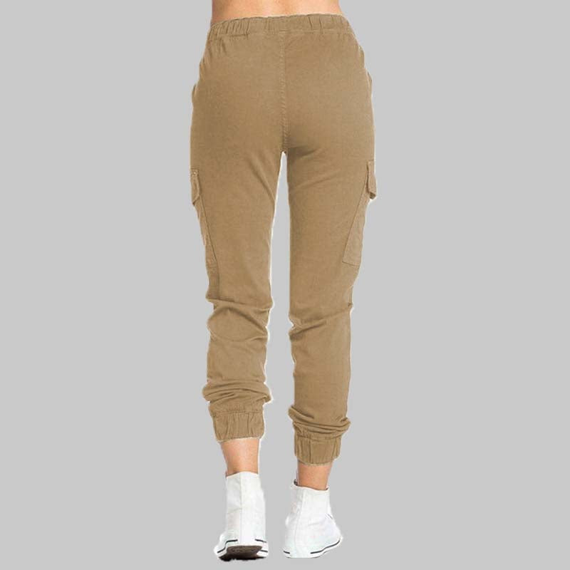 Nuria | Pantalones Cargo Mujer Jogger Cintura Elástica