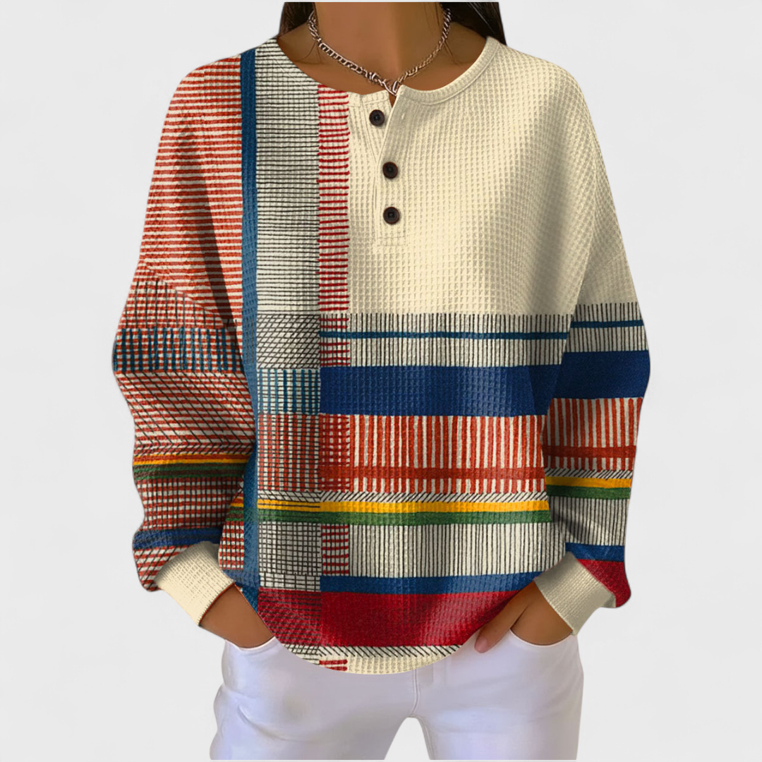 Nuria | Sudadera Navideña de Manga Larga Mujer Estampado Navidad