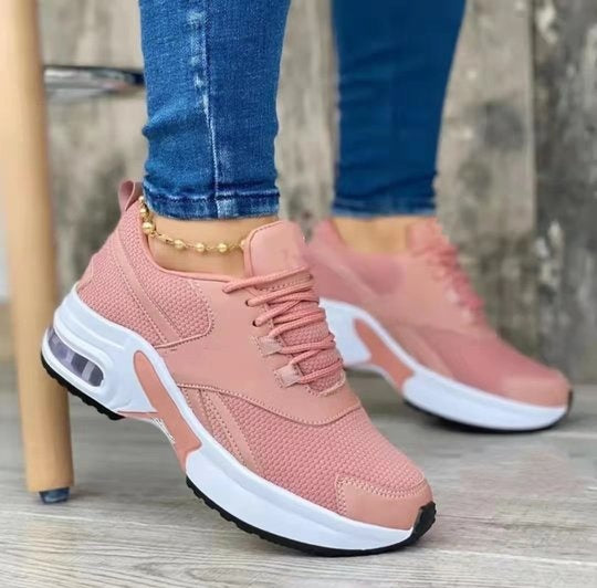 Nuria | Zapatillas Deportivas Mujer Suela Amortiguada Cordones