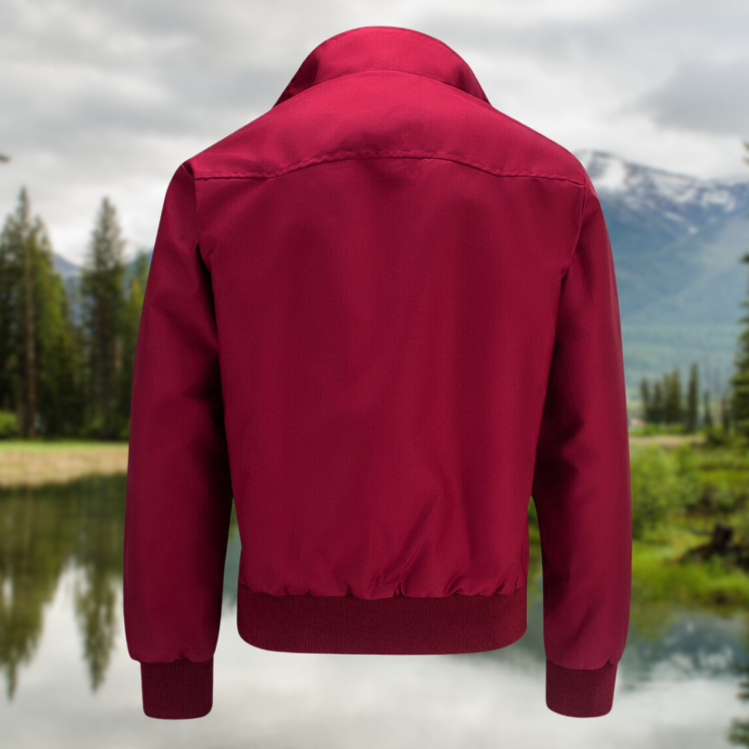Oriol | Chaqueta Harrington Hombre Forro Tartán Cremallera