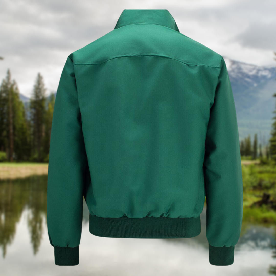 Oriol | Chaqueta Harrington Hombre Forro Tartán Cremallera