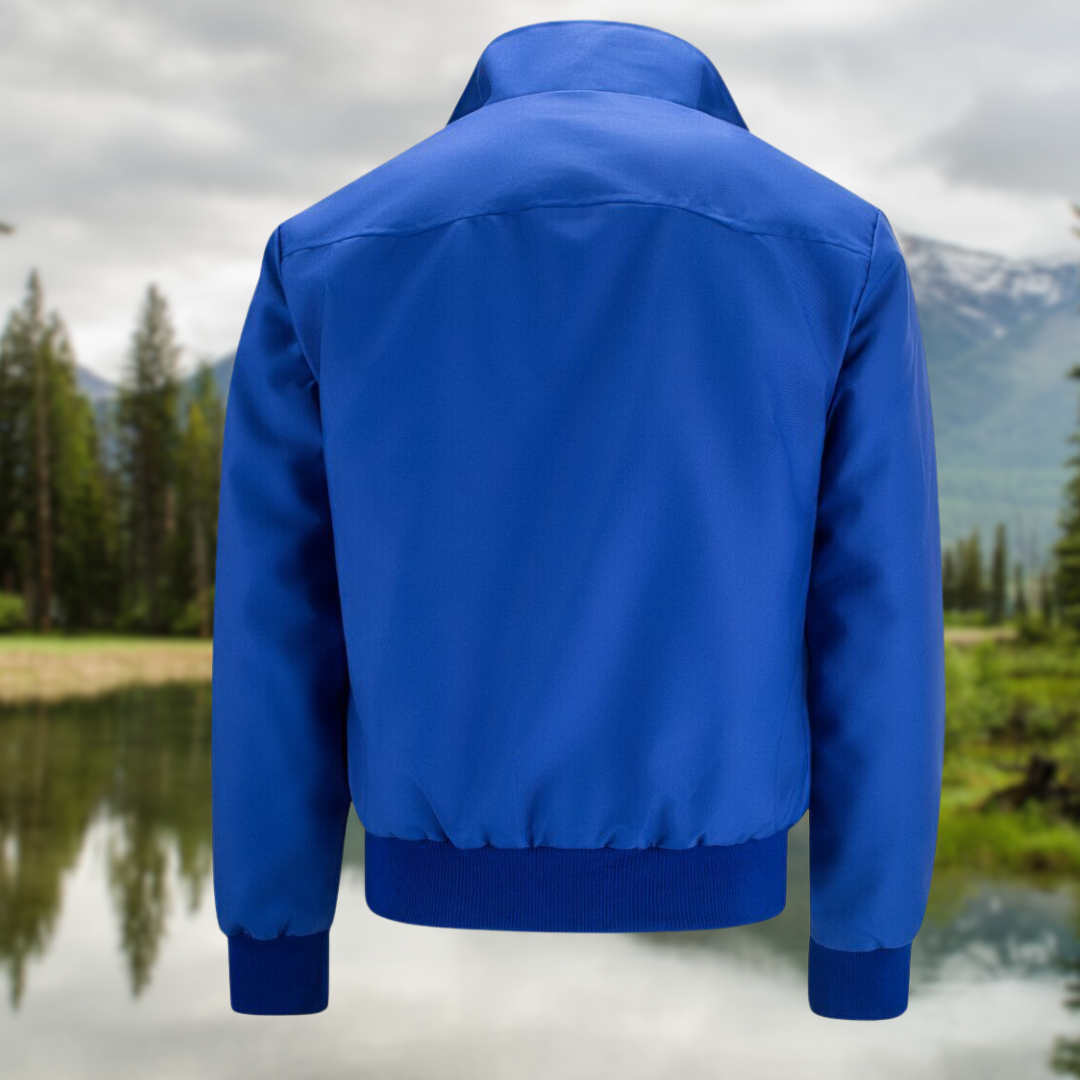 Oriol | Chaqueta Harrington Hombre Forro Tartán Cremallera