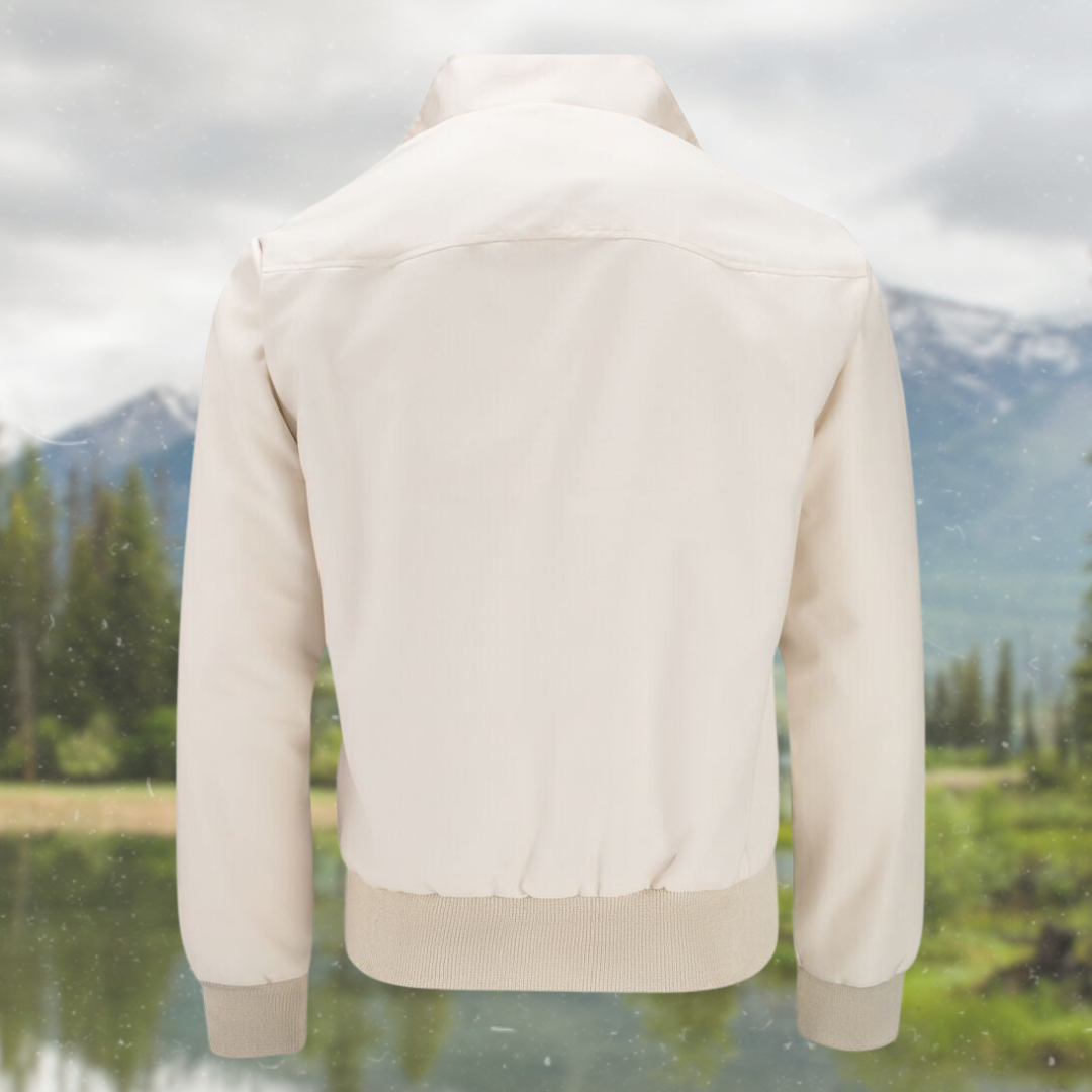 Oriol | Chaqueta Harrington Hombre Forro Tartán Cremallera