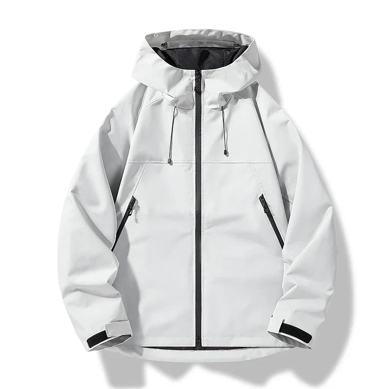Oriol | Chaqueta Impermeable Cortavientos Hombre con Capucha