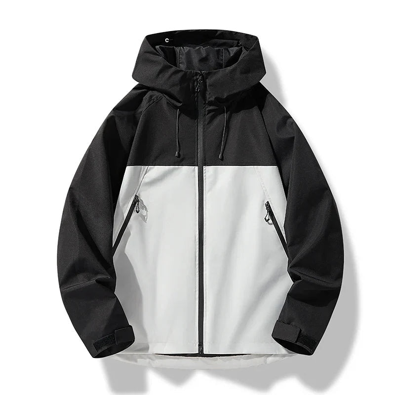Oriol | Chaqueta Impermeable Cortavientos Hombre con Capucha