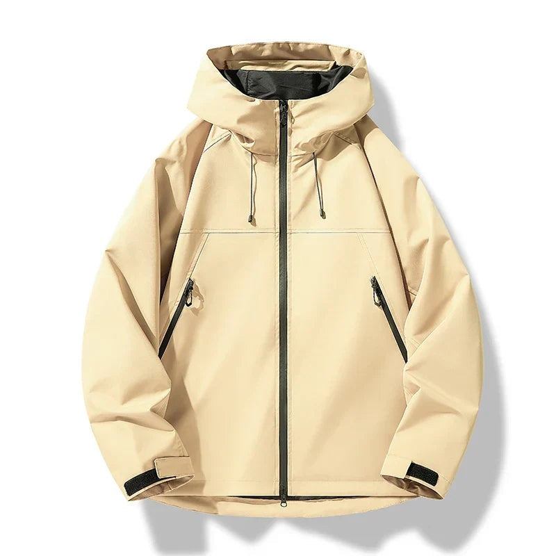 Oriol | Chaqueta Impermeable Cortavientos Hombre con Capucha