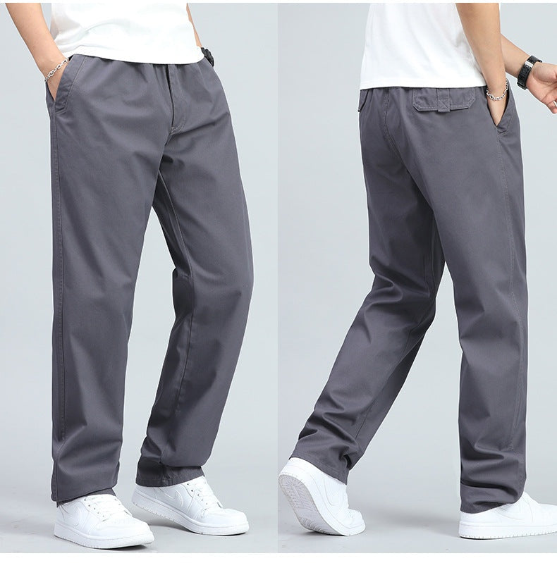 Oriol | Pantalón Ancho de Algodón Hombre Cintura Elástica