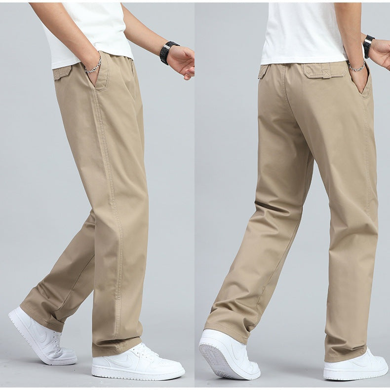 Oriol | Pantalón Ancho de Algodón Hombre Cintura Elástica