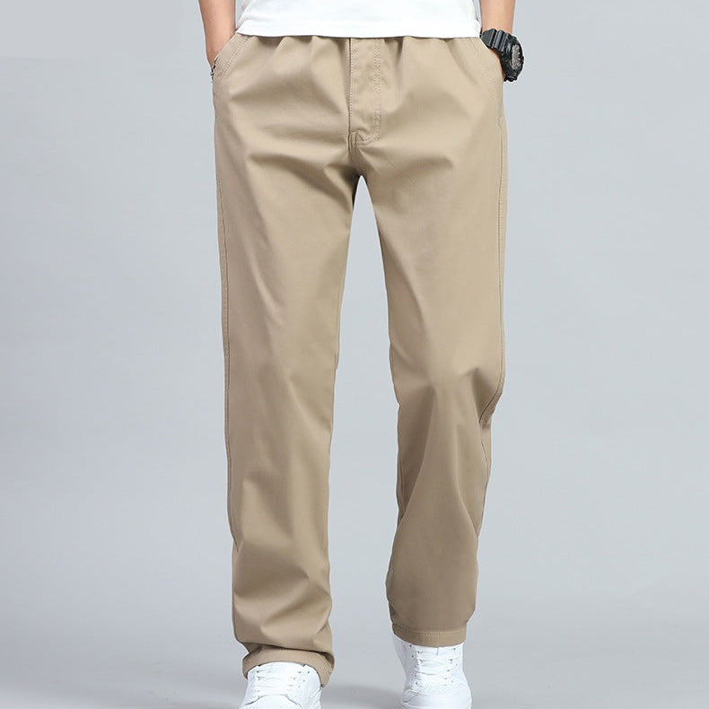 Oriol | Pantalón Ancho de Algodón Hombre Cintura Elástica