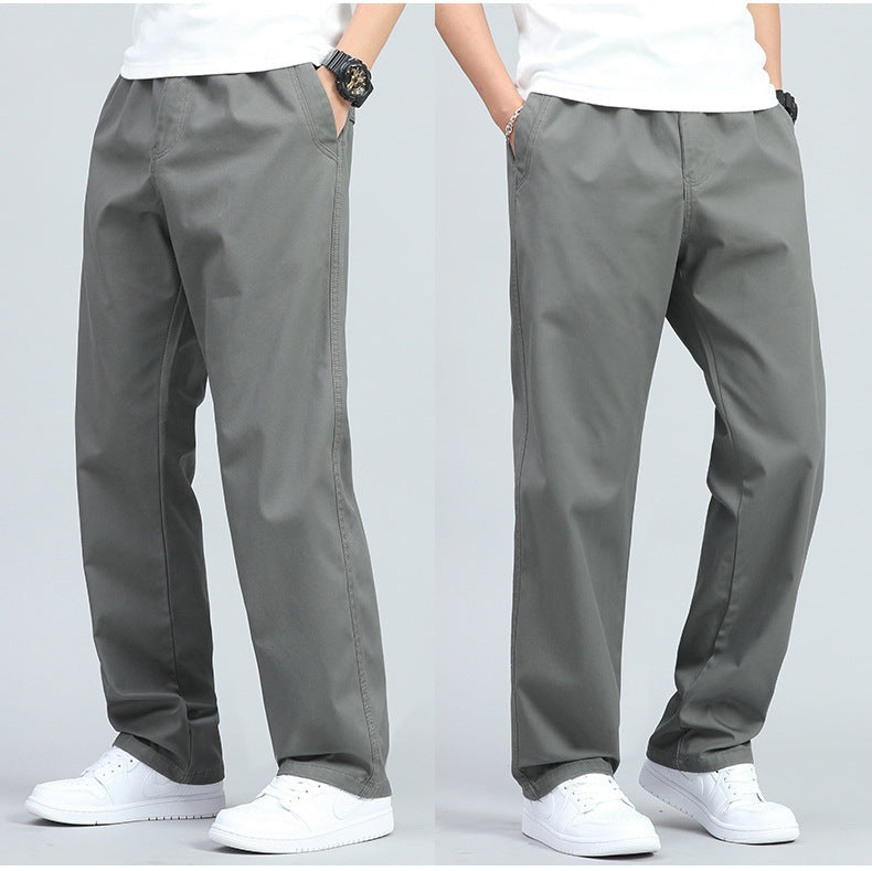 Oriol | Pantalón Ancho de Algodón Hombre Cintura Elástica
