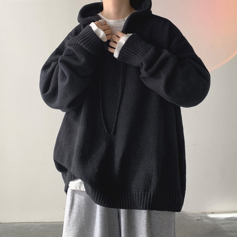 Oriol | Sudadera de Punto Oversize con Capucha Hombre