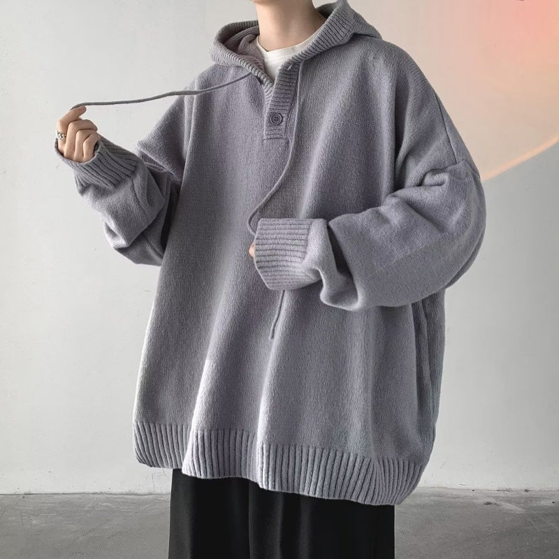 Oriol | Sudadera de Punto Oversize con Capucha Hombre