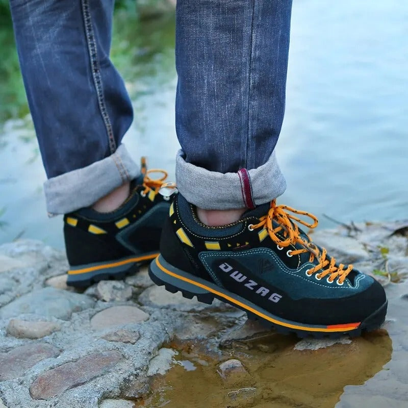 Oriol | Zapatillas de Senderismo Bajo Hombre Ante Suela Antideslizante