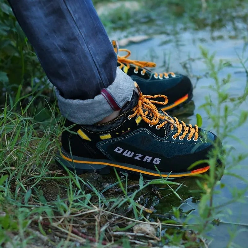 Oriol | Zapatillas de Senderismo Bajo Hombre Ante Suela Antideslizante