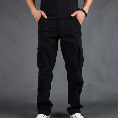 Pablo | Pantalón Cargo de Algodón Hombre Multibolsillos Corte Recto