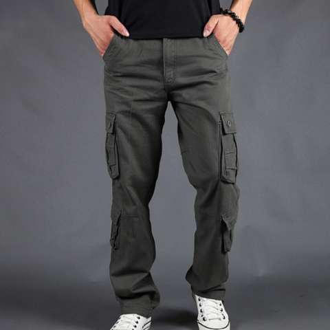 Pablo | Pantalón Cargo de Algodón Hombre Multibolsillos Corte Recto