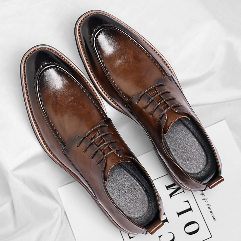 Pablo | Zapatos de Vestir de Cuero Oxford Hombre Cordones