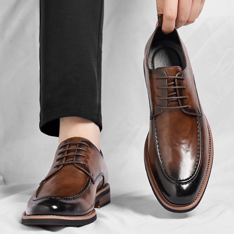 Pablo | Zapatos de Vestir de Cuero Oxford Hombre Cordones