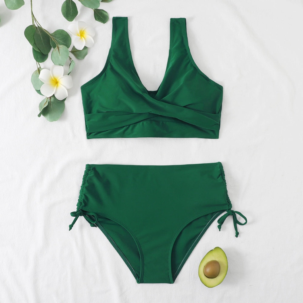 Paloma | Bikini de Cintura Alta Mujer Escote V