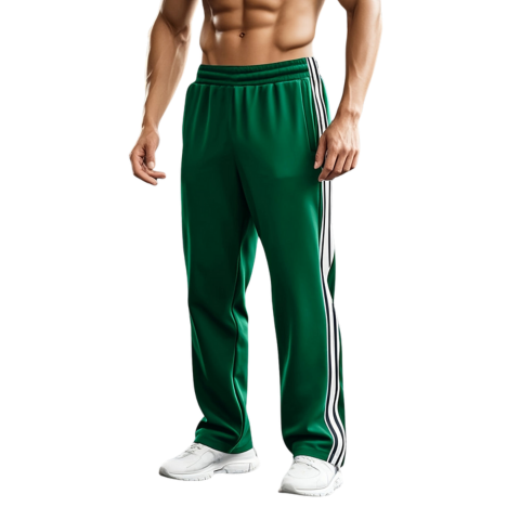 Pau | Pantalón Running Hombre Corte Recto Bandas Laterales