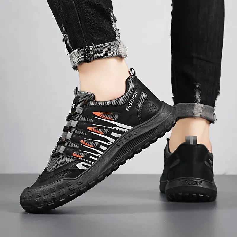 Pau | Zapatillas de Senderismo Hombre Suela Gruesa Cordones