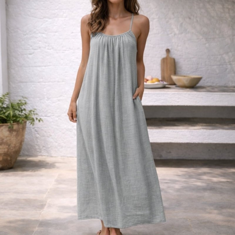 Pilar | Vestido de Novia Sencillo con Espalda Descubierta Mujer Tirantes
