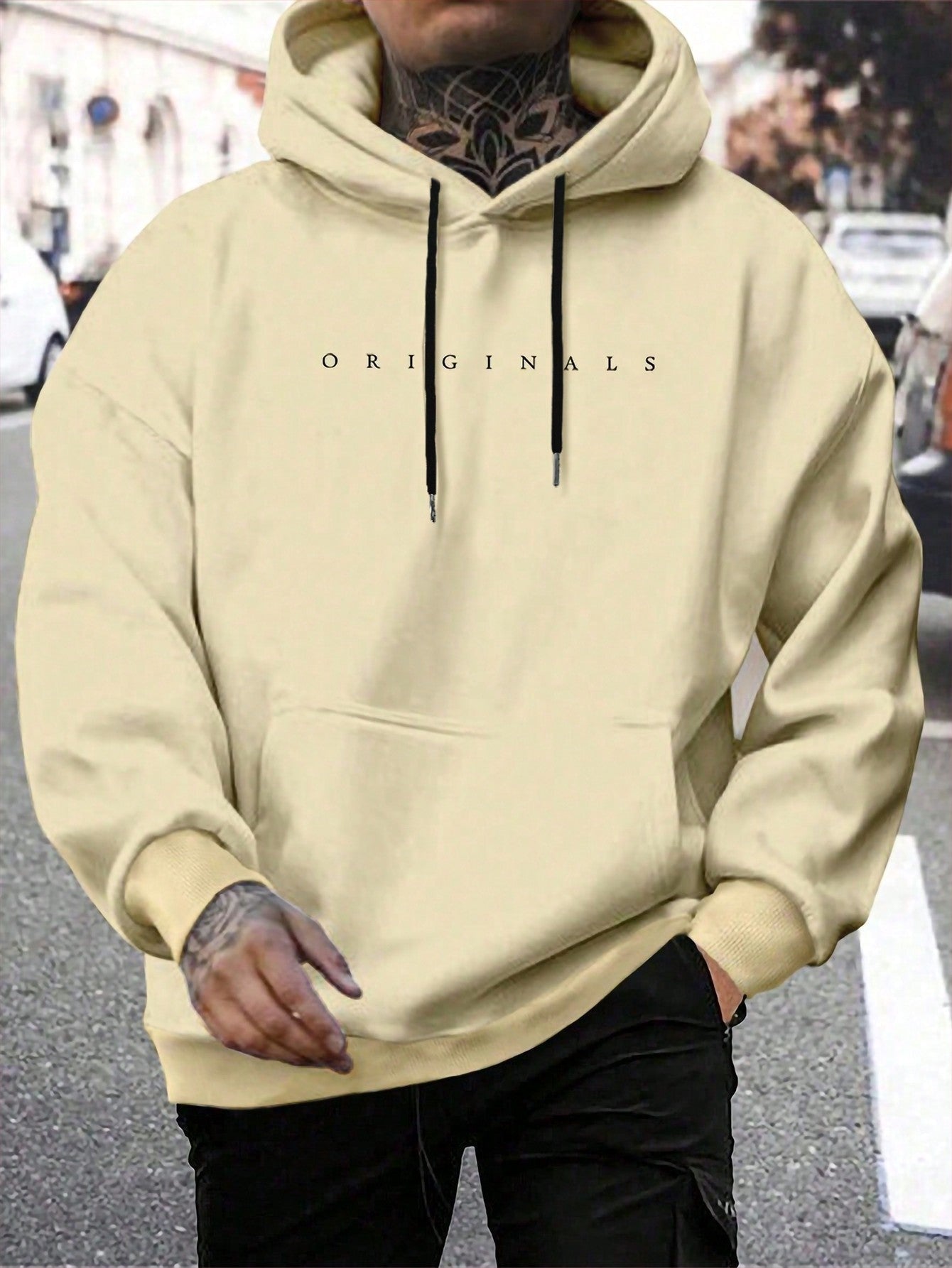 Pol | Sudadera con Capucha Oversize Hombre Bolsillo Canguro