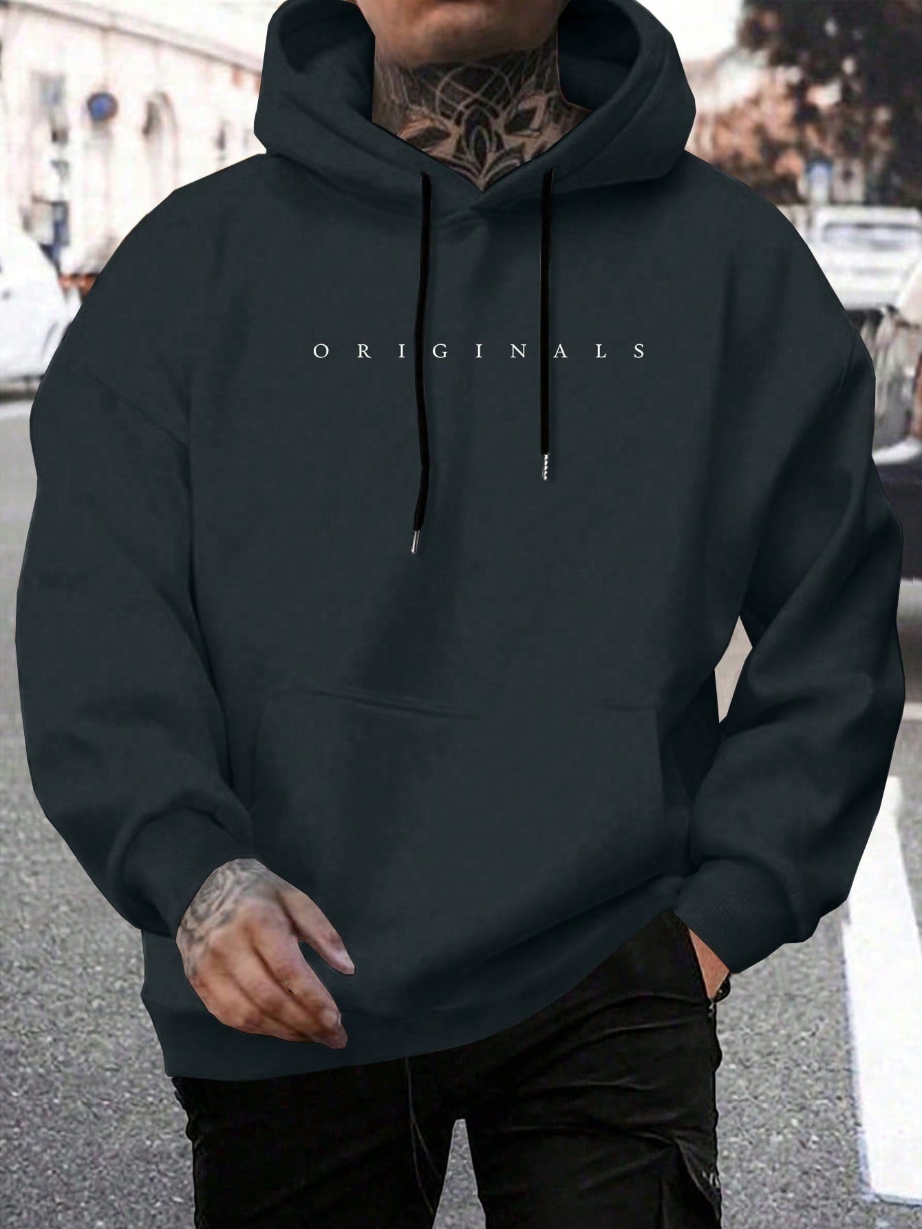 Pol | Sudadera con Capucha Oversize Hombre Bolsillo Canguro