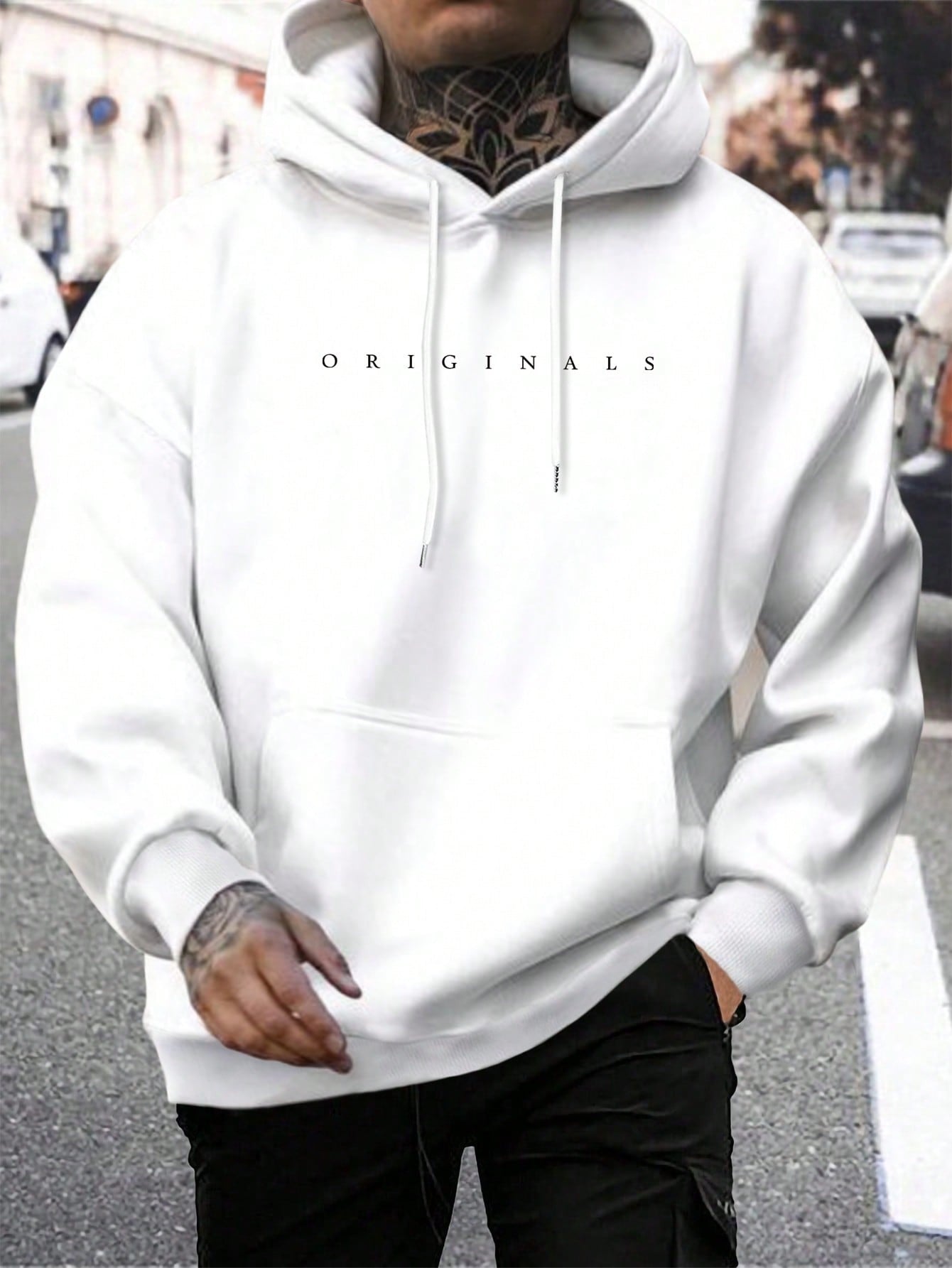 Pol | Sudadera con Capucha Oversize Hombre Bolsillo Canguro