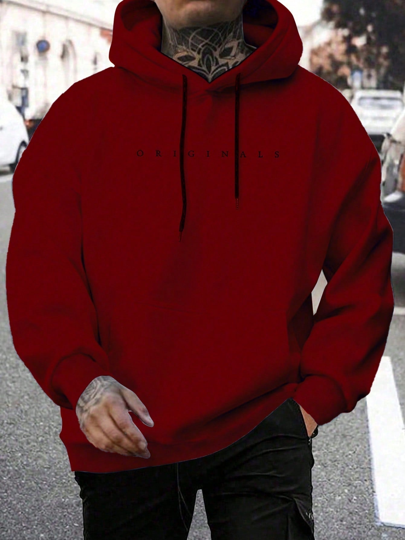 Pol | Sudadera con Capucha Oversize Hombre Bolsillo Canguro