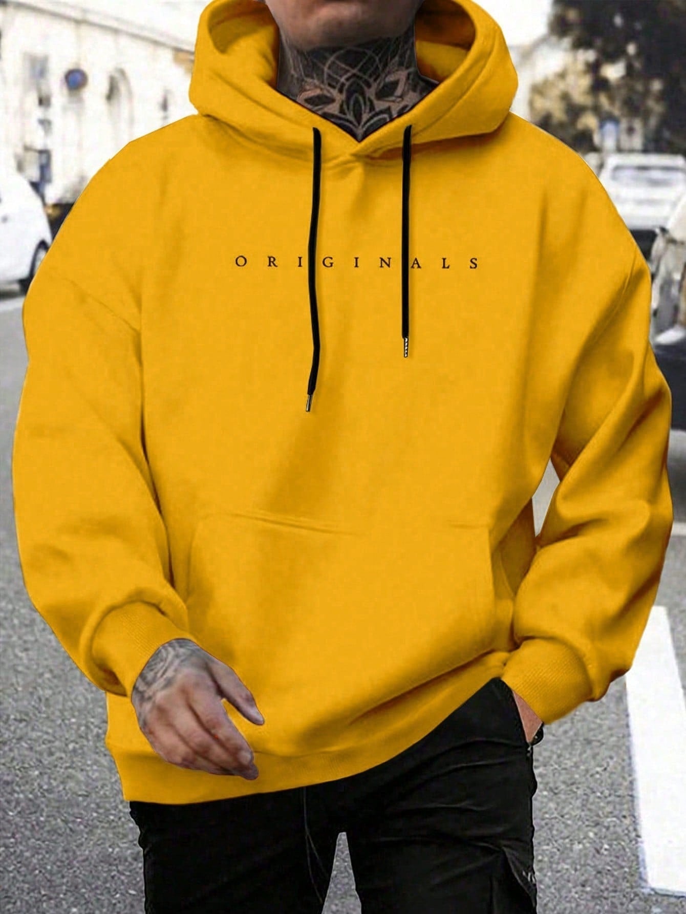 Pol | Sudadera con Capucha Oversize Hombre Bolsillo Canguro