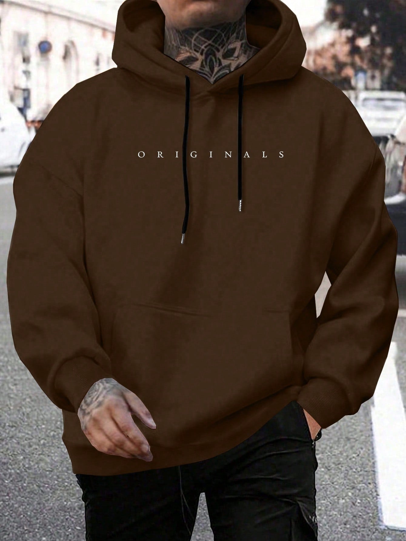 Pol | Sudadera con Capucha Oversize Hombre Bolsillo Canguro